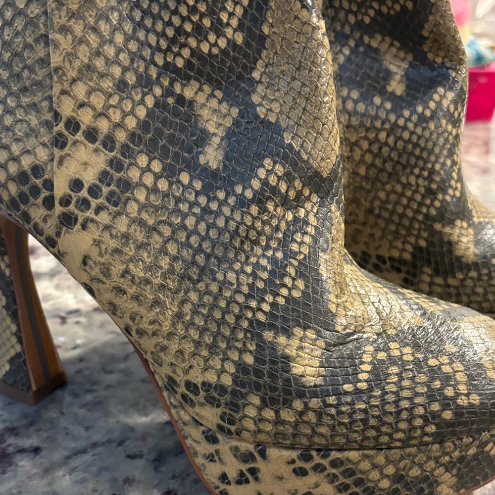 Sam Edelman Python Print Heeled Boots - image 3